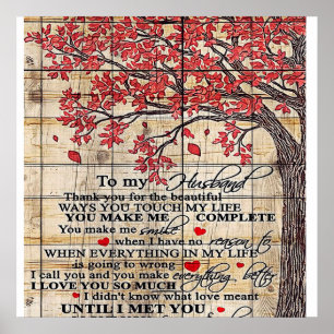 To My Husband   Funny Quotes To Husband Gift Poster