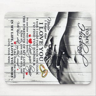 To My Husband Gift, Holiday Gift Mouse Mat
