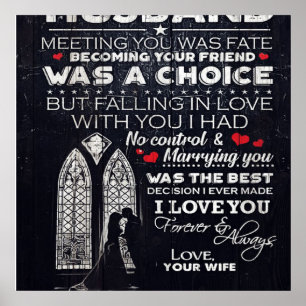 To My Husband Gift, Indoor Decor