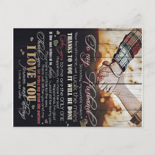 To My Husband Gift   Letter For Him   Announcement Postcard