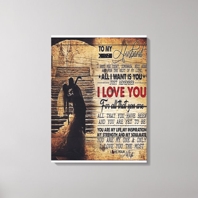 To My Husband Gift, New House Decor (Front)