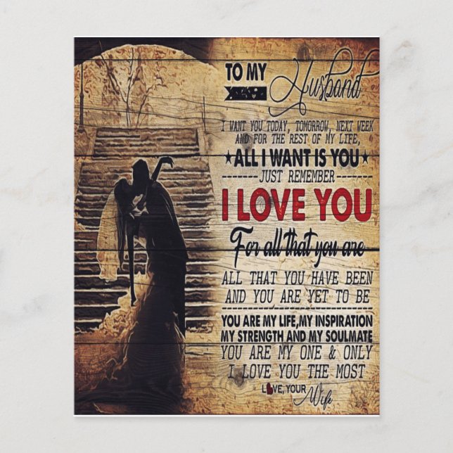 To My Husband Gift, New House Decor (Front)