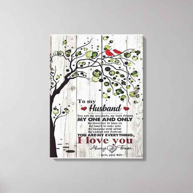 To My Husband | Home Decor | Gift For Man (Front)