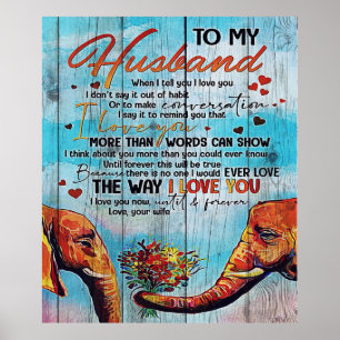 To my Husband   House Decoration Gift