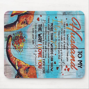 To my Husband House Decoration Gift Mouse Mat