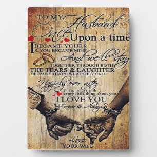 To My Husband Letter   Cute Present   Dad's Gift   Plaque