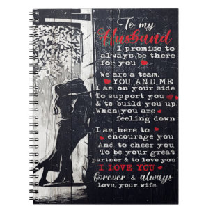 To My Husband Letter   Cute Present To My Husband  Notebook