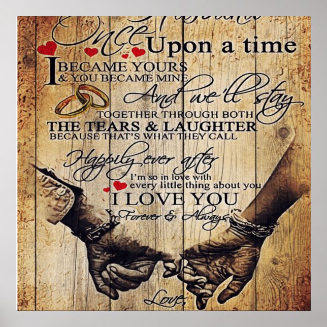 To my Husband | Letter For Husband | Family Decor (Front)