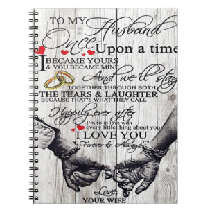 To My Husband Letter, Love Quotes Gift Notebook
