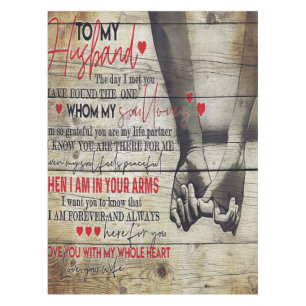To My Husband Letter, Love Quotes Gift Tablecloth