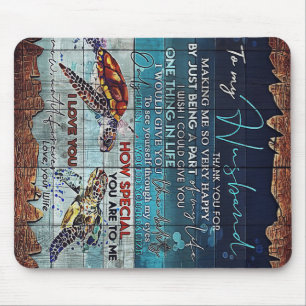 To My Husband Letter, Lovely Husband Letter Mouse Mat