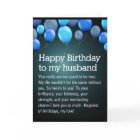 TO MY *HUSBAND* LOVE OF MY LIFE ON BIRTHDAY