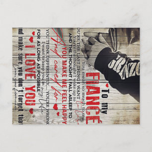 To My Husband Love Quotes To Father Announcement Postcard