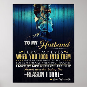 To My Husband   Love Quotes To Father   Poster