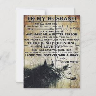 To My Husband   Love Quotes To Husband  Invitation