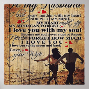 To my Husband   Loving Poster