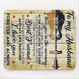To my Husband Perfect Gift For Husband Mouse Mat