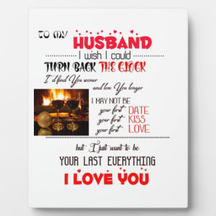 To my Husband  Plaque