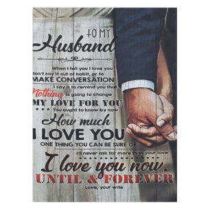 To My Husband Present   New Home Gift   Tablecloth