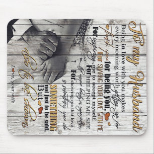 To my Husband To My Husband Letter Cute Present Mouse Mat
