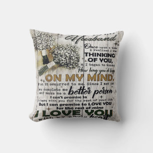 To my Husband  To My Husband   Love Quotes To Him Cushion