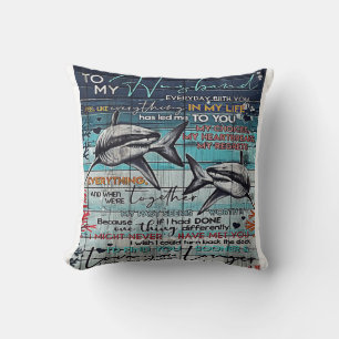 To my Husband   Trendy Gift For Your Husband Cushion