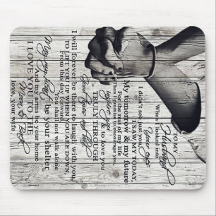 To my Husband   Trendy Gift For Your Husband Mouse Mat