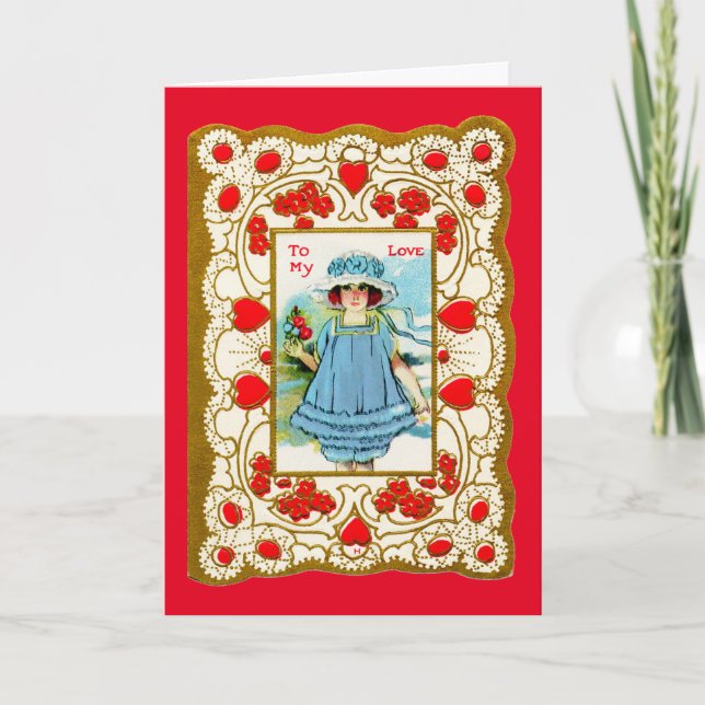 To My Love Valentine Card (Front)