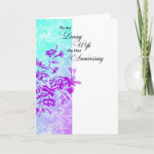 To My Loving Wife Anniversary Card