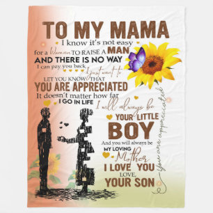 to my mama blanket from daughter,  gift for mum