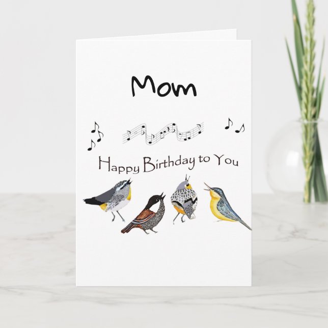 TO MY MOM & MY BEST FRIEND BIRTHDAY CARD (Front)