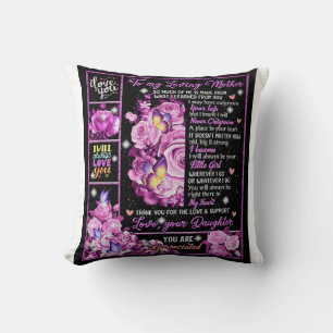 To My Mother Birthday Gift, Love Mum Gift Idea Cushion