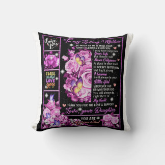 To My Mother Birthday Gift, Love Mum Gift Idea Cushion