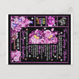 To My Mother Birthday Gift, Love Mum Gift Idea Postcard