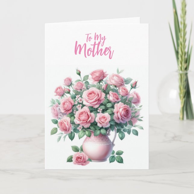 To My Mother Get Well Card (Front)