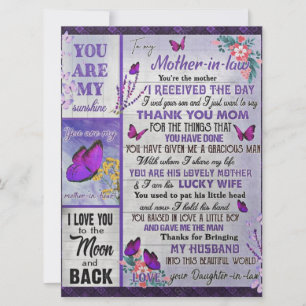 To My Mother- In - Law Gift, Mother Birthday Gift