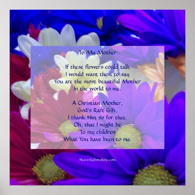 To My Mother Poster (Front)