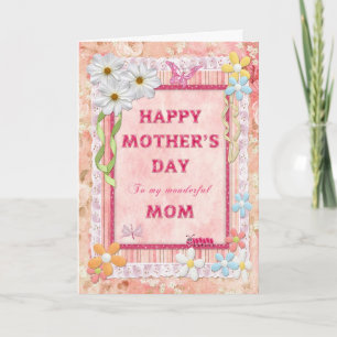 To my Mum, a craft Mother's Day card