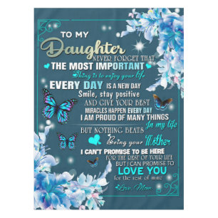 To My Mum Gift,Daughter And Mum,Butterfly Lovers Tablecloth