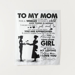 To My Mum Home Decor Gift For Holiday Tapestry