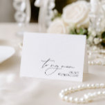 "To My Mum On Wedding Day" Morning Wedding Message Thank You Card<br><div class="desc">Check the "Logo & Independant Creator Mark" field and tick the box if you do not want the logo to appear on the card. Celebrate your special day with a heartfelt message to your mum with this elegant card featuring beautiful calligraphy. With "To My Mum On Wedding Day" in elegant...</div>