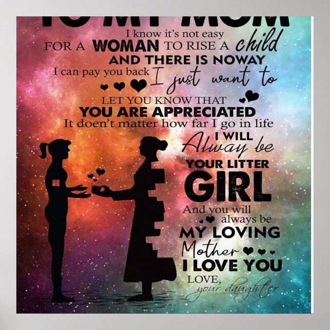 To My Mum Present | New Apartment Decor | (Front)