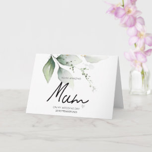 To My Mum Wedding Thank You For Brides Mother Card