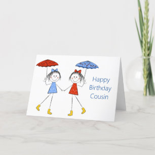 TO MY "OLDER COUSIN" ON YOUR BIRTHDAY HOLIDAY CARD