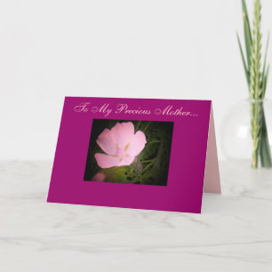 To My Precious Mother... Card