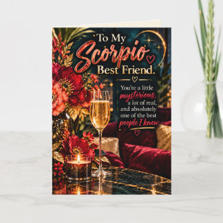 To My Scorpio Best Friend – Heartfelt Friendship Card