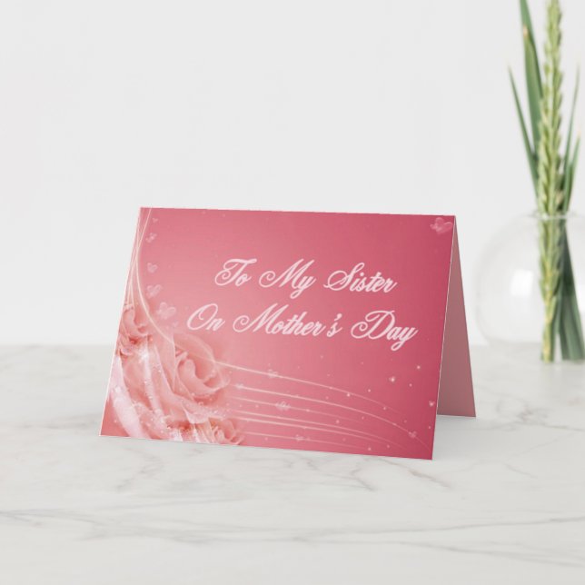 To My Sister Card (Front)