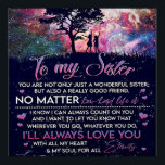 To My Sister Lady Girl Gift, Sister Birthday Gift Poster<br><div class="desc">To My Sister Lady Girl Gift,  Sister Birthday Gift</div>