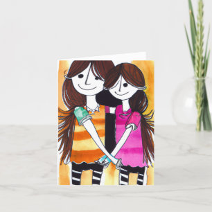 To My Sister On Her Birthday. Sister to Sister  Holiday Card