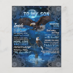 To My Son Birthday Gift, Gift To My Baby Boy Flyer